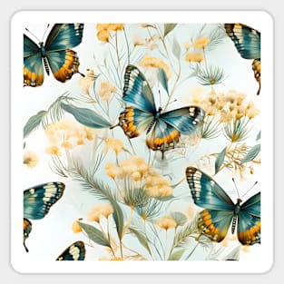 Butterflies Watercolor 17 - Silver Spotted Skipper Sticker